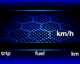 Blue hex with fuel